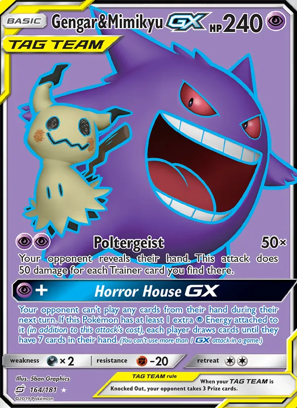 Gengar & Mimikyu GX Team Up 164/181