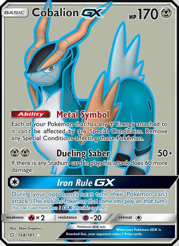 Cobalion GX Team Up 168/181