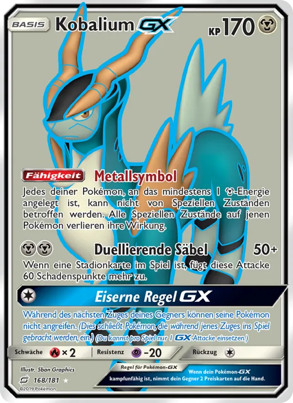 Kobalium GX Teams Sind Trumpf 168/181