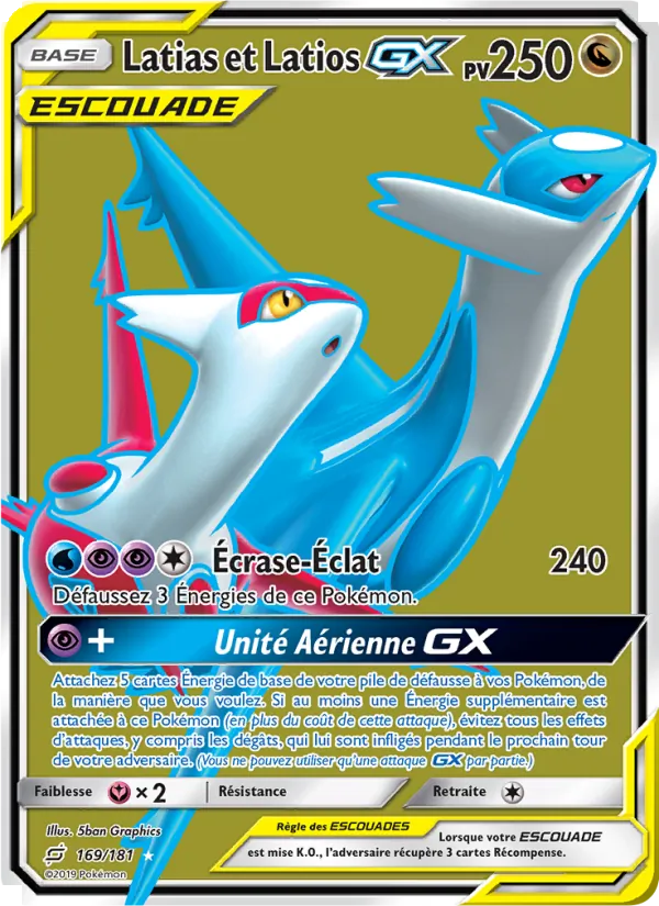 Latias et Latios GX Duo de Choc 169/181