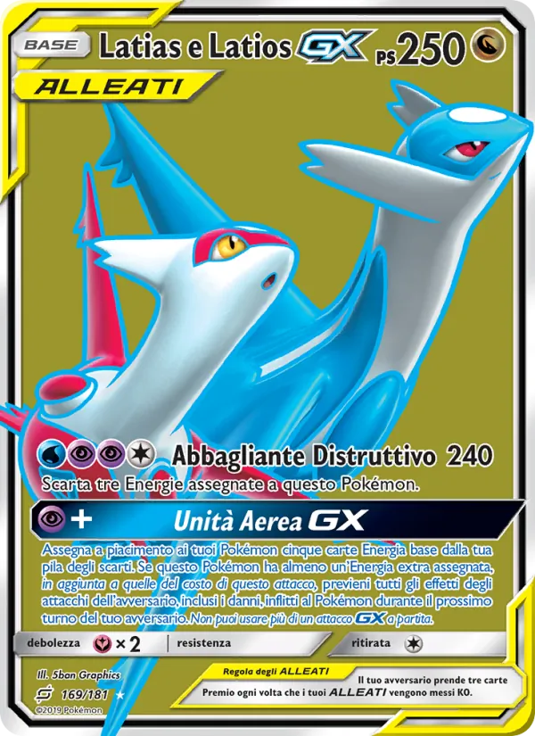 Latias e Latios GX Gioco di Squadra 169/181