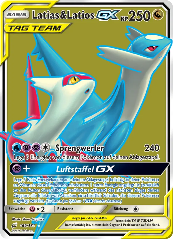 Latias & Latios GX Teams Sind Trumpf 169/181