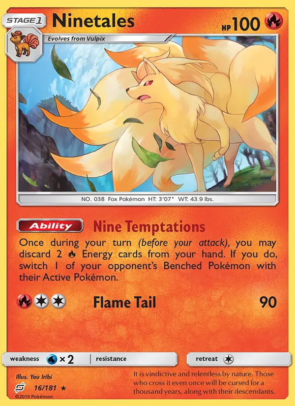 Ninetales Team Up 16/181
