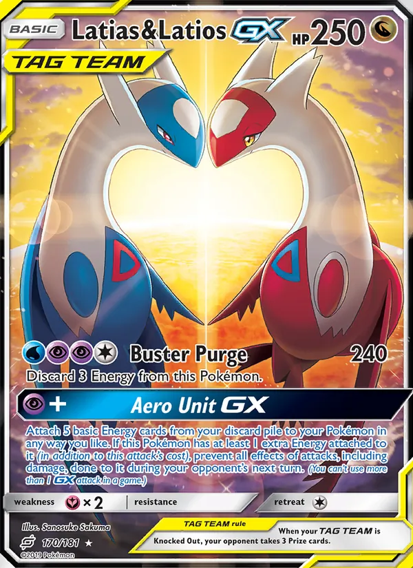Latias & Latios GX Team Up 170/181