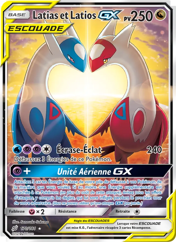 Latias et Latios GX Duo de Choc 170/181