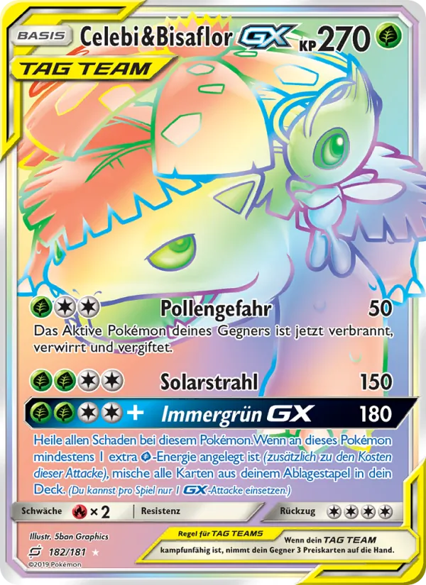 Celebi & Bisaflor GX Teams Sind Trumpf 182/181