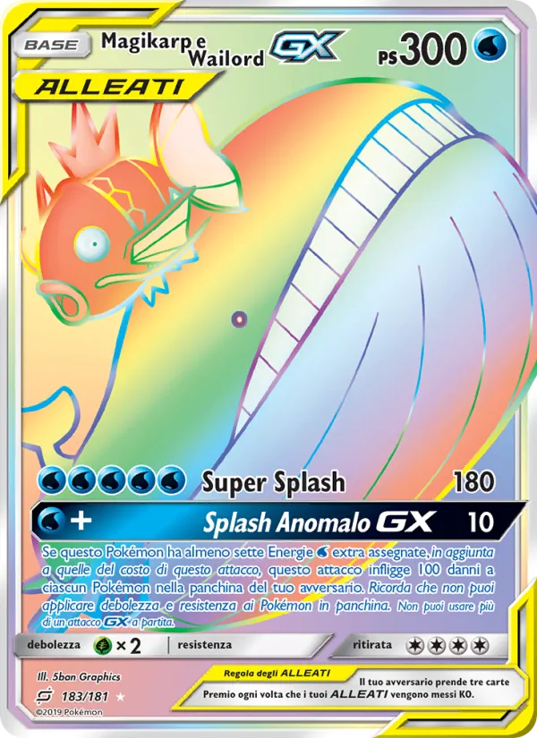 Magikarp e Wailord GX Gioco di Squadra 183/181