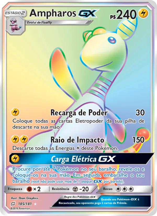 Ampharos GX União de Aliados 185/181