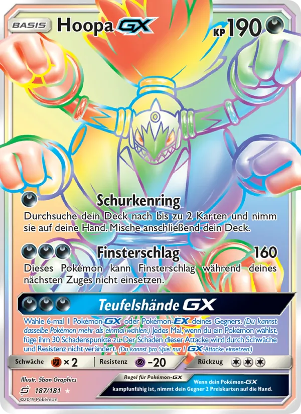 Hoopa GX Teams Sind Trumpf 187/181