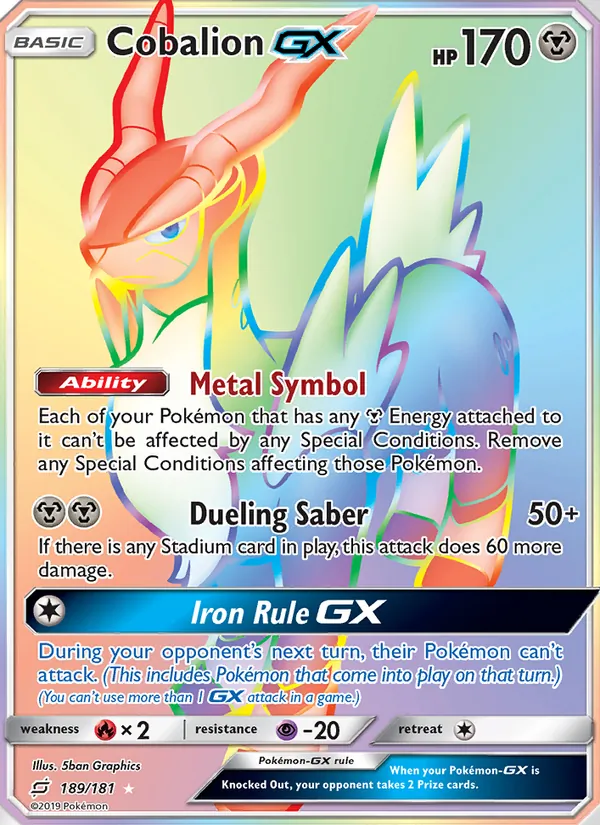 Cobalion GX Team Up 189/181