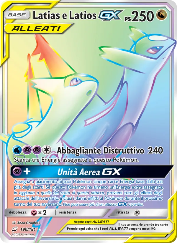 Latias e Latios GX Gioco di Squadra 190/181