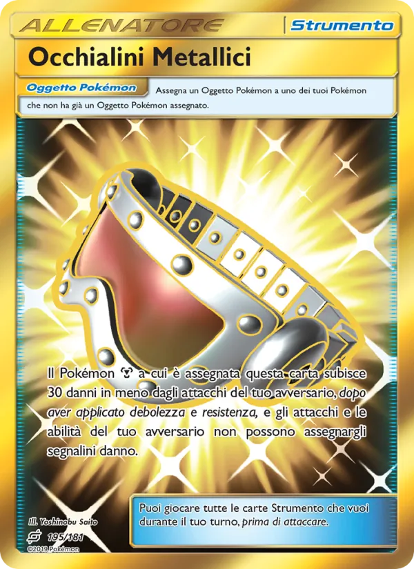 Occhialini Metallici Gioco di Squadra 195/181