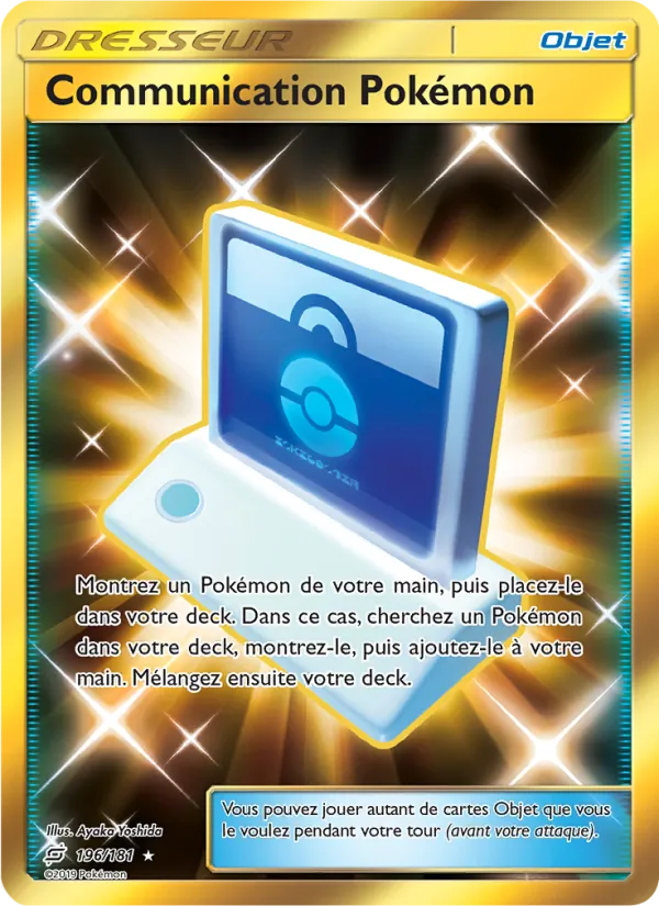 Communication Pokémon Duo de Choc 196/181