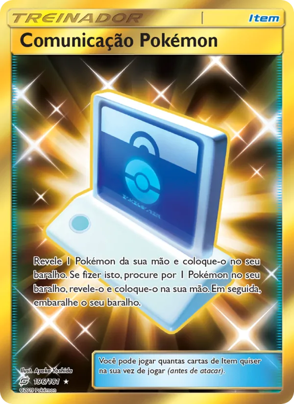 Comunicação Pokémon União de Aliados 196/181