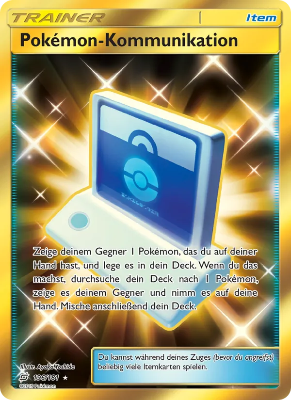 Pokémon-Kommunikation Teams Sind Trumpf 196/181