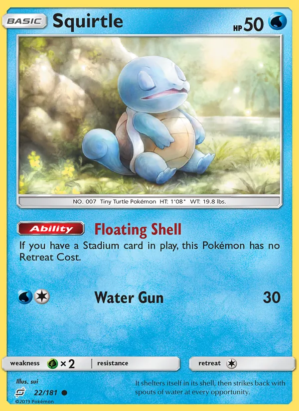 Squirtle Team Up 22/181