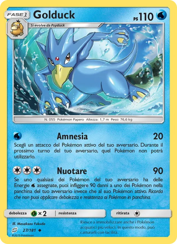 Golduck Gioco di Squadra 27/181