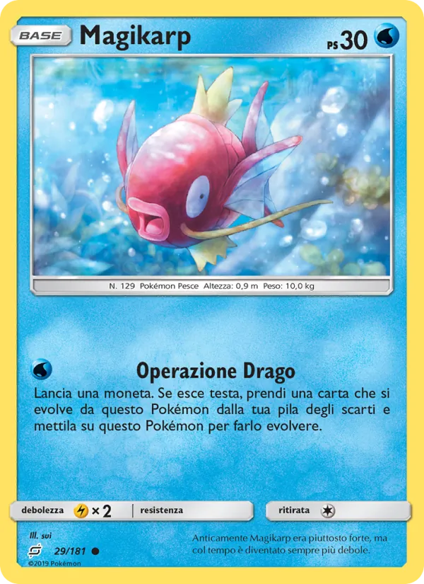 Magikarp Gioco di Squadra 29/181