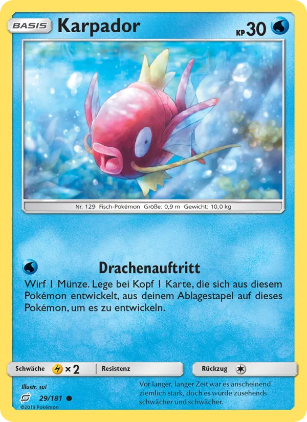 Karpador Teams Sind Trumpf 29/181