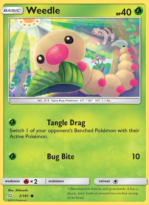 Weedle Team Up 2/181