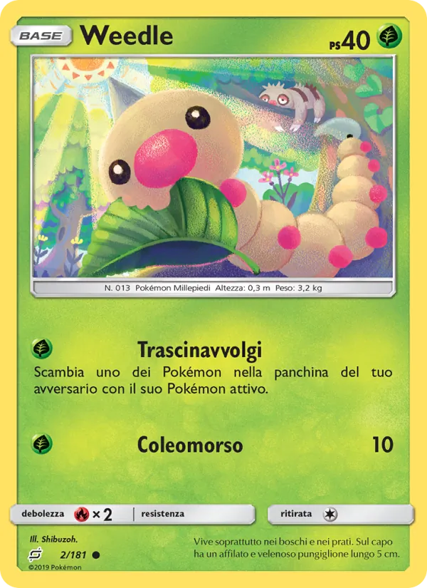Weedle Gioco di Squadra 2/181