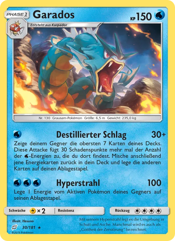 Garados Teams Sind Trumpf 30/181