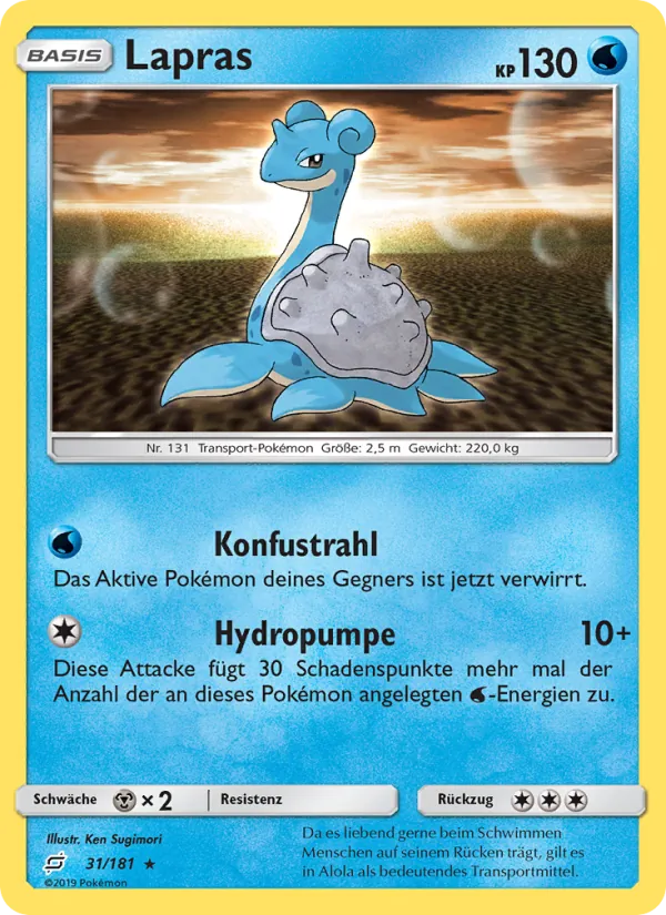 Lapras Teams Sind Trumpf 31/181