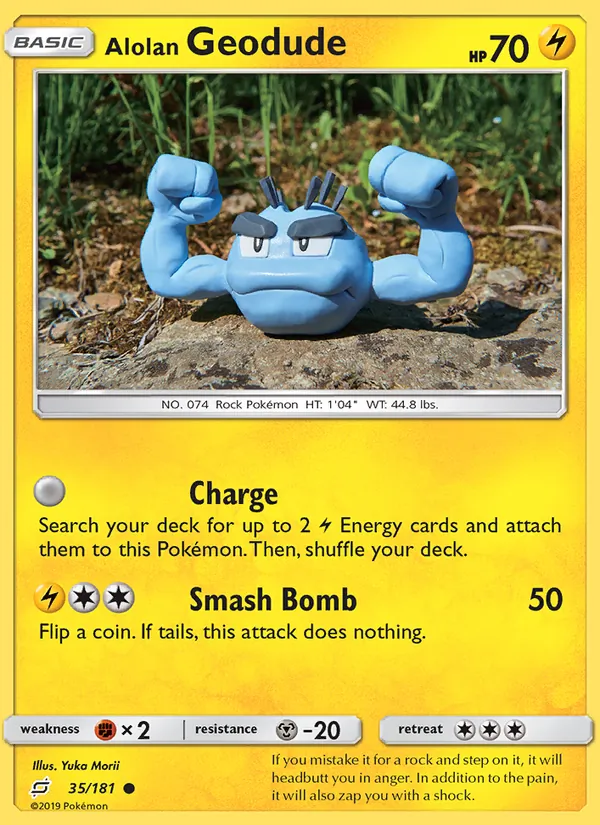 Alolan Geodude Team Up 35/181