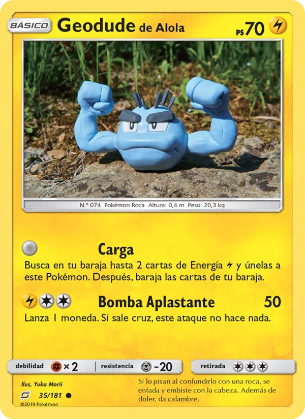 Geodude de Alola Union de Aliados 35/181
