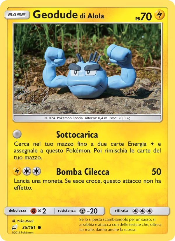 Geodude di Alola Gioco di Squadra 35/181