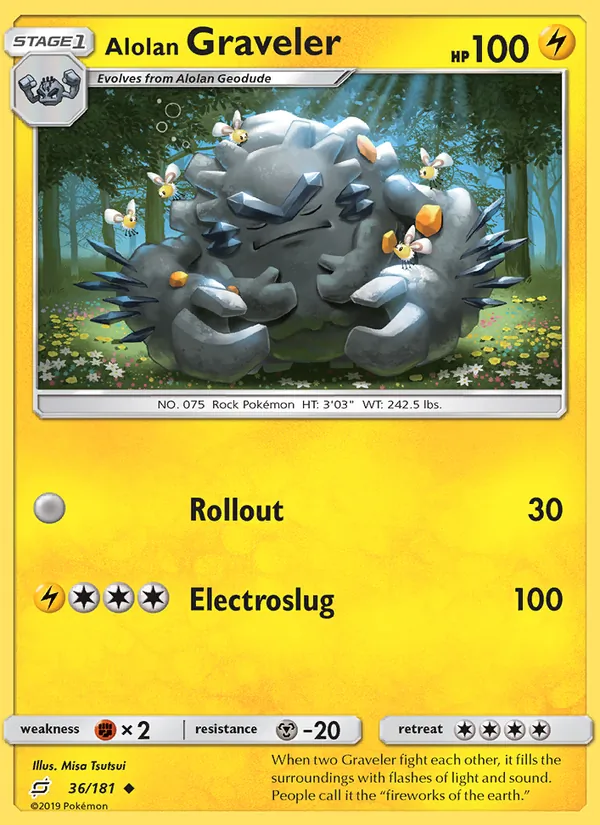 Alolan Graveler Team Up 36/181