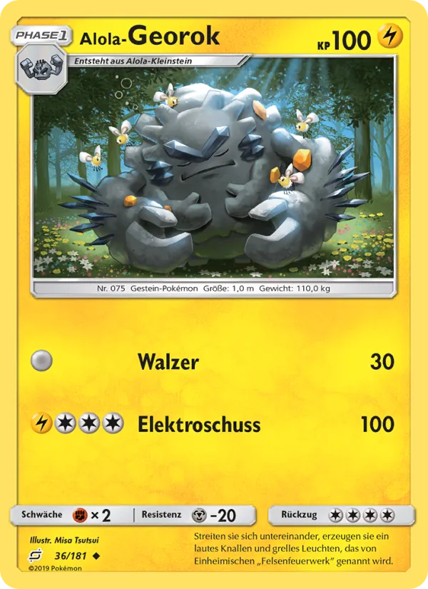 Alola-Georok Teams Sind Trumpf 36/181