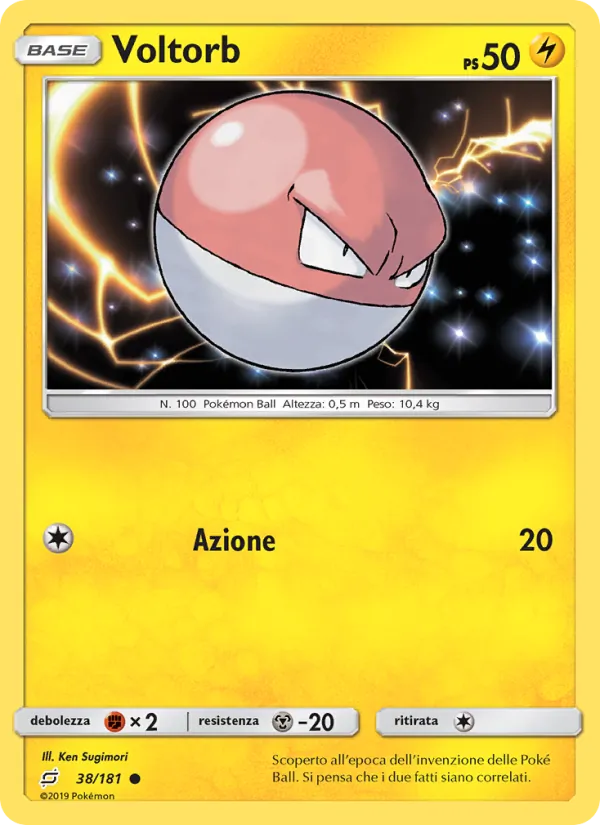 Voltorb Gioco di Squadra 38/181