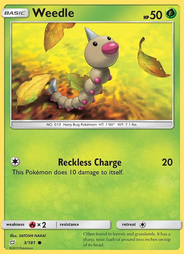 Weedle Team Up 3/181