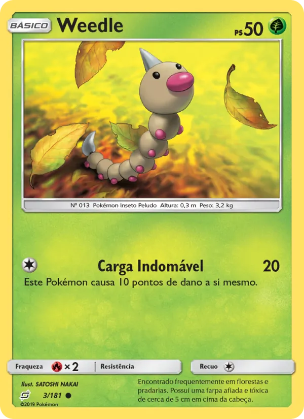 Weedle União de Aliados 3/181