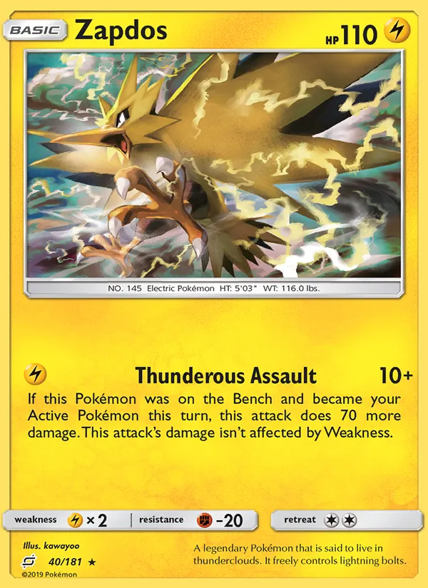 Zapdos Team Up 40/181