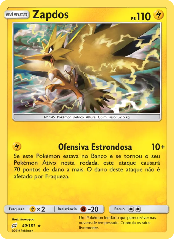 Zapdos União de Aliados 40/181