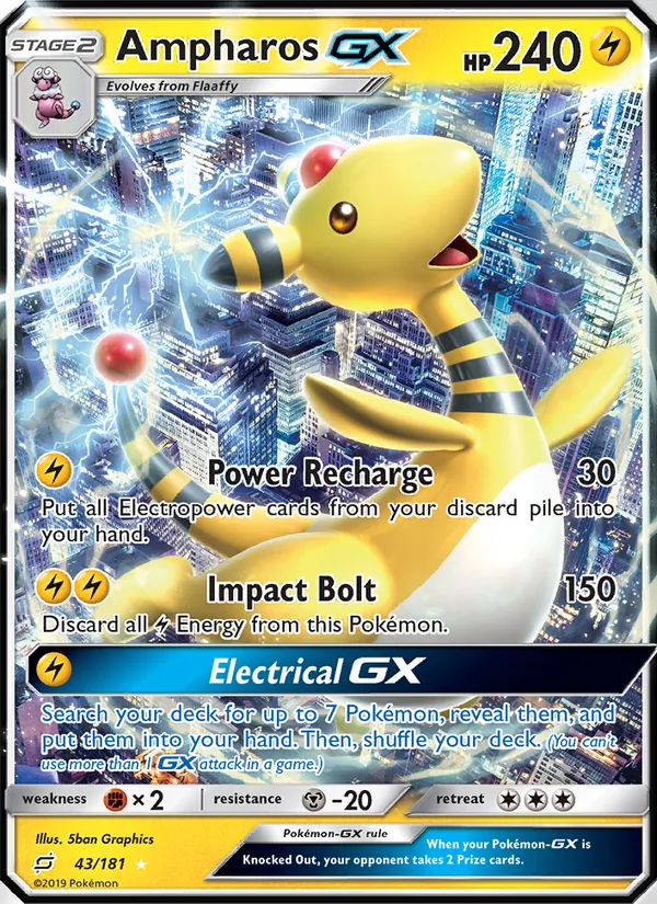 Ampharos GX Team Up 43/181