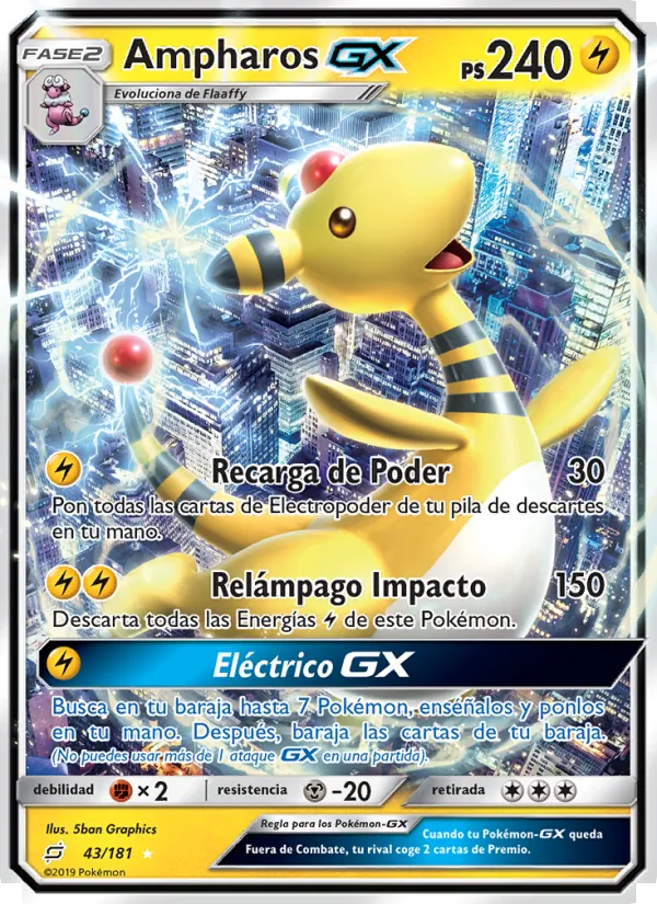 Ampharos GX Union de Aliados 43/181