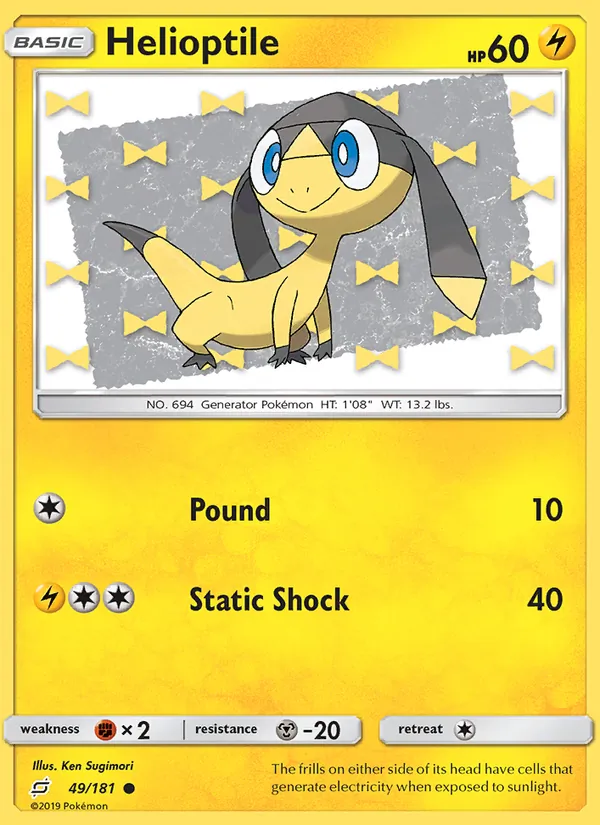 Helioptile Team Up 49/181