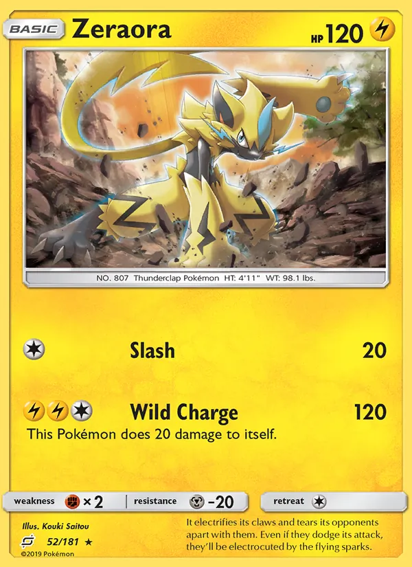 Zeraora Team Up 52/181