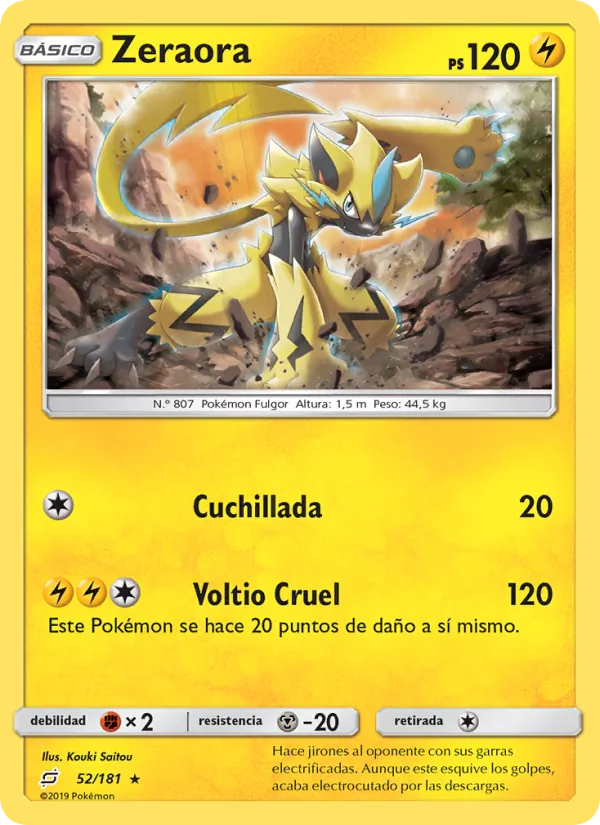 Zeraora Union de Aliados 52/181