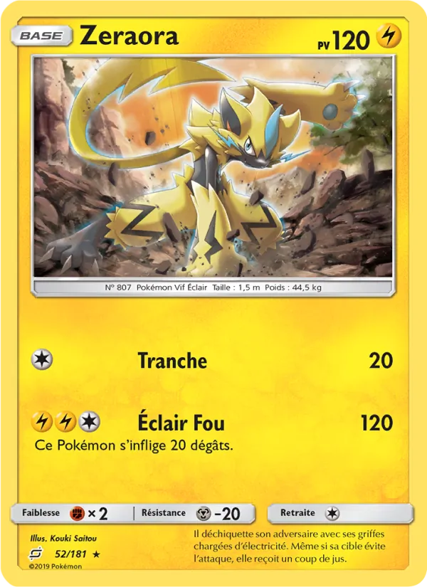 Zeraora Duo de Choc 52/181