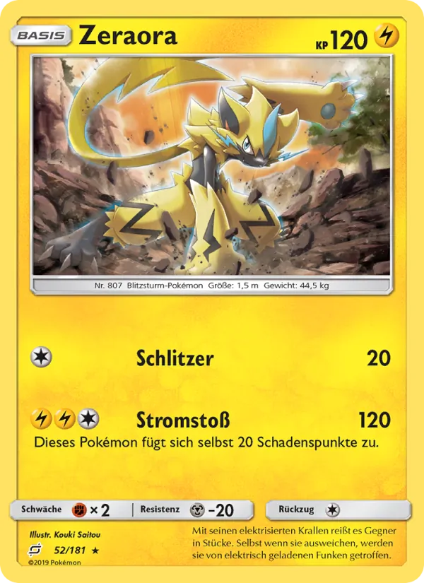 Zeraora Teams Sind Trumpf 52/181