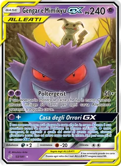 Gengar e Mimikyu GX
