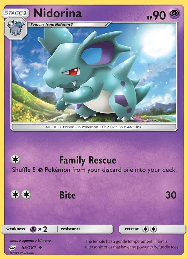 Nidorina Team Up 55/181