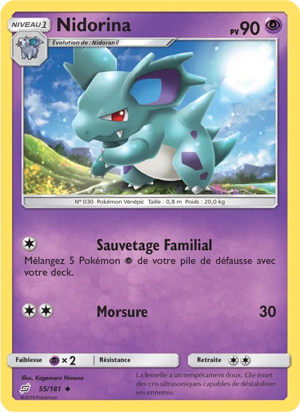 Nidorina Duo de Choc 55/181