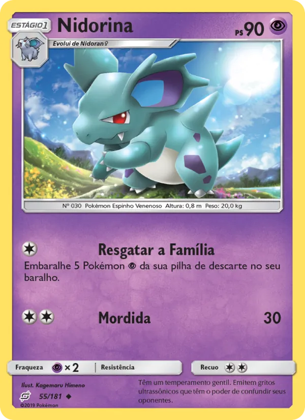 Nidorina União de Aliados 55/181