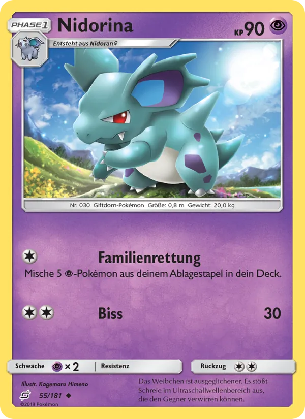 Nidorina Teams Sind Trumpf 55/181