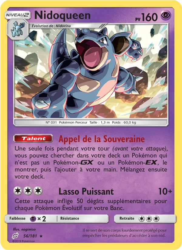 Nidoqueen Duo de Choc 56/181